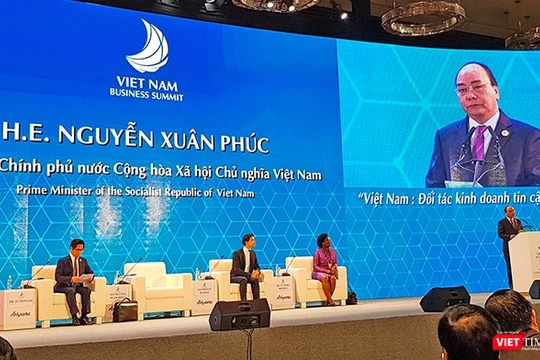 Thủ tướng Chính phủ Nguyễn Xuân Phúc đã chủ trì và phát biểu khai mạc Hội nghị Thượng đỉnh kinh doanh Việt Nam(Vietnam Business Summit-VBS)