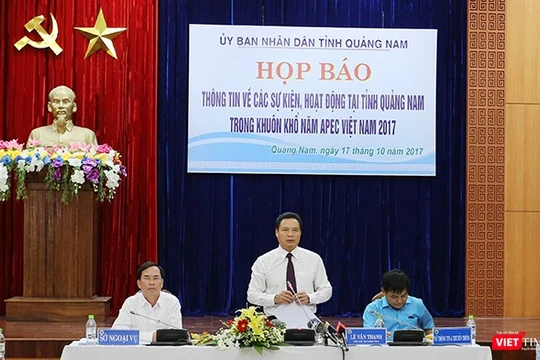 Theo ông Lê Văn Thanh, Phó Chủ tịch UBND tỉnh Quảng Nam, hiện công tác chuẩn bị cho sự kiện Năm APEC 2017 tại Quảng Nam đã hoàn tất.