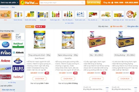 Vuivui của TGDĐ và Vinamilk cùng bắt tay mang đến nhiều lựa chọn mua hàng hơn cho người tiêu dùng từ tháng 8/2017.