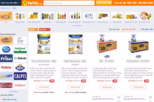 Vuivui của TGDĐ và Vinamilk cùng bắt tay mang đến nhiều lựa chọn mua hàng hơn cho người tiêu dùng từ tháng 8/2017.