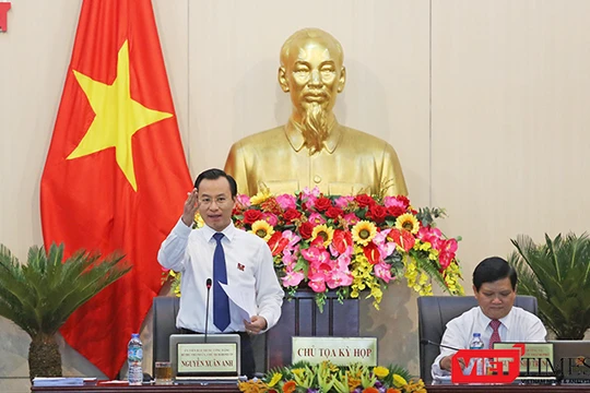 Bí thư Thành ủy, Chủ tịch HĐND TP Đà Nẵng Nguyễn Xuân Anh chủ trì Kỳ họp