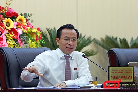 Bí thư Thành ủy Đà Nẵng Nguyễn Xuân Anh.