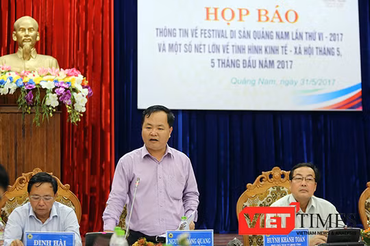 Ông Nguyễn Hồng Quang, Chánh Văn phòng UBND tỉnh Quảng Nam.