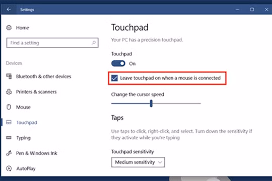 Với vài thao tác đơn giản, bạn có thể thiết lập Windows 10 tự động vô hiệu hóa touchpad ngay sau khi người dùng kết nối chuột với máy tính.