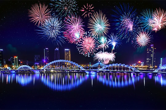 Đà Nẵng sẽ bắn pháo hoa tại 3 điểm trong đêm giao thừa Tết Giáp Thìn 2024