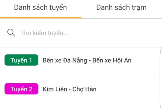 Đà Nẵng: Thử nghiệm ứng dụng Danabus trên di động