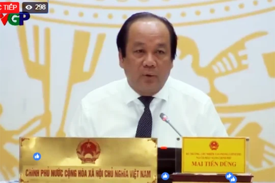 Bộ trưởng, Chủ nhiệm Văn phòng Chính phủ Mai Tiến Dũng tại buổi Họp báo Chính phủ thường kỳ tháng 9 diễn ra chiều tối hôm qua 3/10.