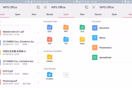 WPS Office là ứng dụng chỉnh sửa văn bản khá phổ biến trên smartphone và máy tính, có kích thước tương đối nhỏ (chỉ khoảng 35 MB) và hỗ trợ hầu hết các định dạng tài liệu như .Doc, .Docx, .Xls, .Ppt, .Pdf…