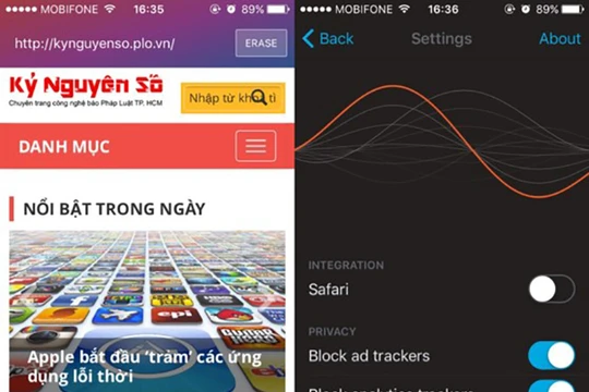 Firefox Focus được phát triển bởi Mozilla, giúp người dùng lướt web an toàn hơn khi sử dụng smartphone. 