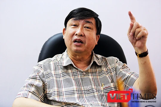 ông Bùi Văn Tiếng, Chủ tịch Hội Khoa học Lịch sử Đà Nẵng, nguyên Trưởng Ban Tổ chức Thành ủy Đà Nẵng