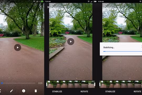 Phiên bản mới nhất ứng dụng của Google Photos sẽ cho phép người dùng loại bỏ đáng kể những rung động ngoài ý muốn trong video chỉ với một nút nhấn.