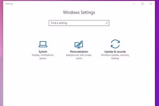Ứng dụng Windows Settings sẽ giúp ngăn chặn việc người dùng táy máy có thể khiến hệ điều hành vận hành kém ổn định.