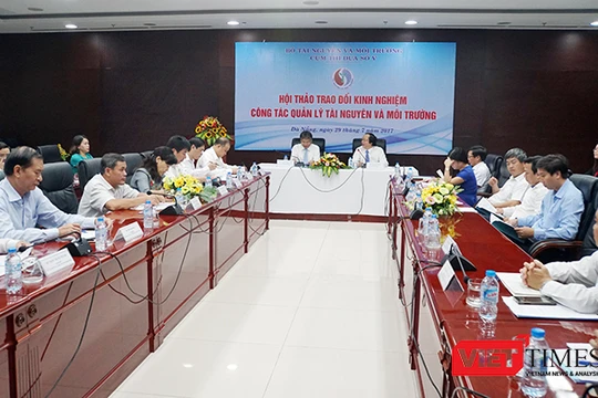Sáng 29/7, tại Đà Nẵng, Bộ TNMT phối hợp cùng UBND TP.Đà Nẵng và các tỉnh, thành Duyên hải Nam Trung bộ tổ chức Hội thảo trao đổi kinh nghiệm công tác quản lý tài nguyên và môi trường.