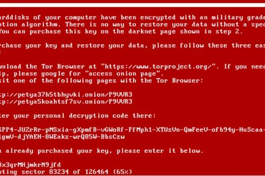 Khóa giải mã giúp giải cứu dữ liệu cho người dùng nhiễm Petya không hiệu quả với biến thể NotPetya.