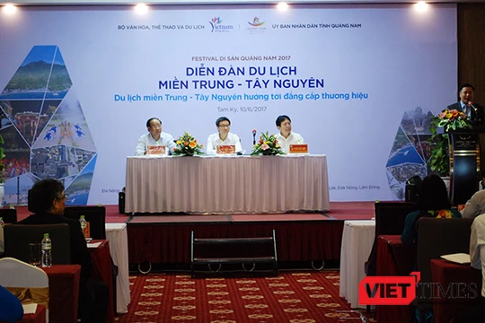 Ngày 10/6, Bộ VH, TT & DL phối hợp UBND tỉnh Quảng Nam tổ chức Diễn đàn Du lịch miền Trung - Tây Nguyên với chủ đề "Du lịch miền Trung-Tây Nguyên hướng tới đẳng cấp thương hiệu"