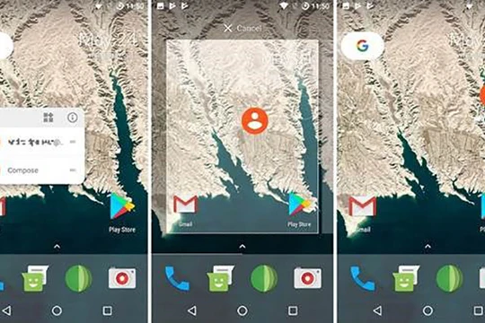 Giao diện Android 8.0 trên Pixel Launcher (Nguồn: Internet)