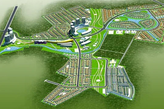 Khung cảnh toàn thể dự án KĐT sinh thái Hồng Hạc - Xuân Lâm (Nguồn: KCX Bắc Ninh)