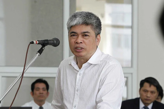 Bị cáo Nguyễn Xuân Sơn tại tòa (Ảnh: TTXVN)