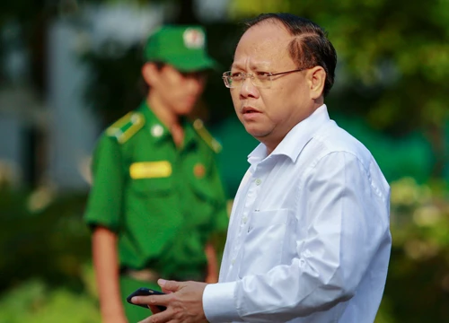 Ông Tất Thành Cang - Phó bí thư thường trực Thành ủy TP HCM. Ảnh: Thành Nguyễn/VnExpress