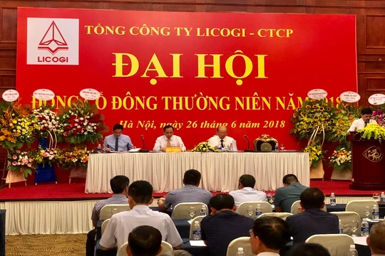 Đại hội đồng cổ đông thường niên năm 2018 CTCP Tổng công ty Licogi (Nguồn: LIC)