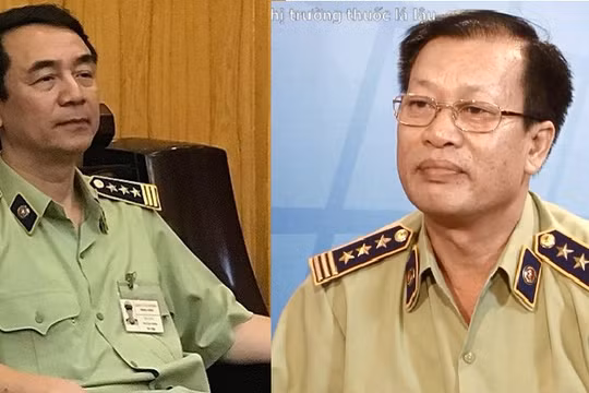 Ông Trần Hùng (trái) và ông Nguyễn Trọng Tín.