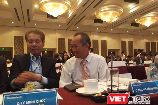 Ông Dương Công Minh tại ĐHĐCĐ Sacombank ngày 30/6/2017