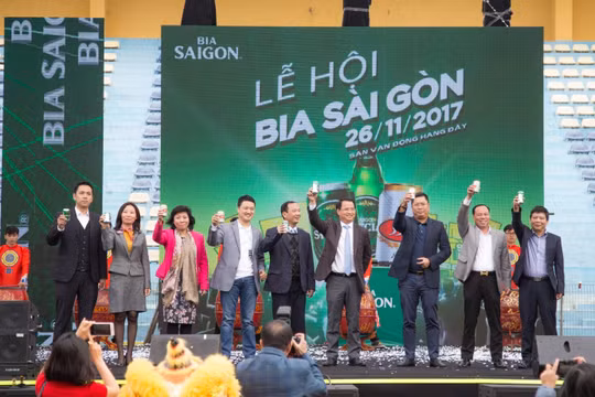 "Lễ hội bia" được tổ chức nhân kỷ niệm 142 năm ra đời thương hiệu Bia Sài Gòn (Nguồn: Sabeco)