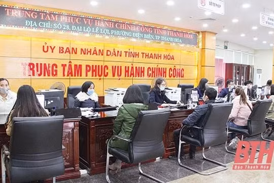 Trung tâm phục vụ hành chính công tỉnh Thanh Hóa