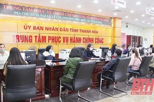 Trung tâm phục vụ hành chính công tỉnh Thanh Hóa