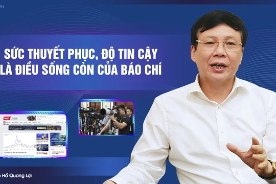 Nhà báo Hồ Quang Lợi - Phó Chủ tịch Hội Truyền thông số Việt Nam (VDCA), nguyên Phó Chủ tịch Thường trực Hội Nhà báo Việt Nam 