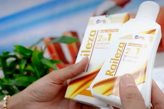 Thu hồi lô sản phẩm tắm gội Raileza không đạt chất lượng