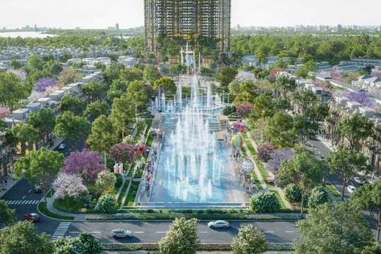 Nhà sáng lập Ecopark ra mắt nhà phố quảng trường đầu tiên tại Nghệ An