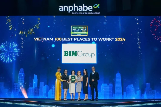 BIM Group được vinh danh Top 100 Nơi làm việc tốt nhất Việt Nam 2024