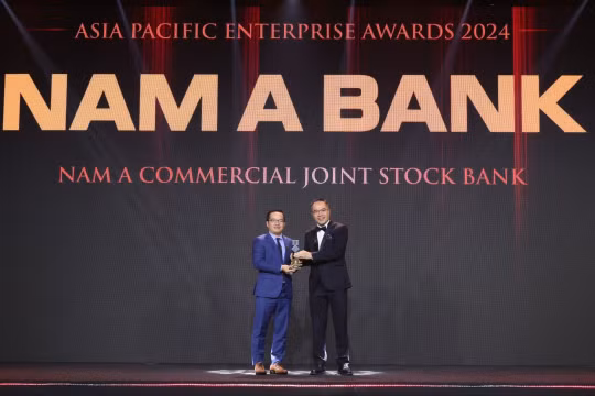 Kỷ niệm 32 năm thành lập, Nam A Bank nhận giải thưởng doanh nghiệp xuất sắc Châu Á