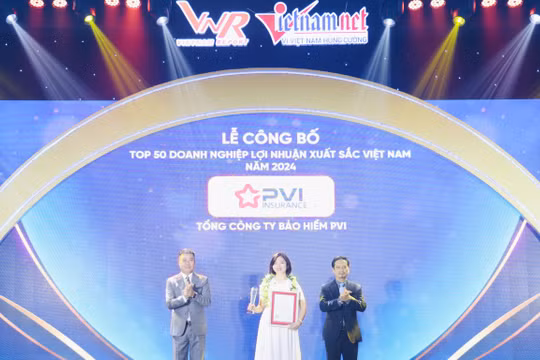 Bảo hiểm PVI: Top 50 doanh nghiệp lợi nhuận xuất sắc Việt Nam