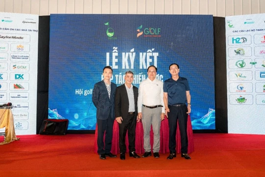 Lễ ký kết hợp tác chiến lược giữa công ty cổ phần đầu tư SGolf và hội Golf Hải Phòng 