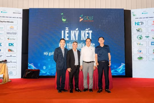 Lễ ký kết hợp tác chiến lược giữa công ty cổ phần đầu tư SGolf và hội Golf Hải Phòng 