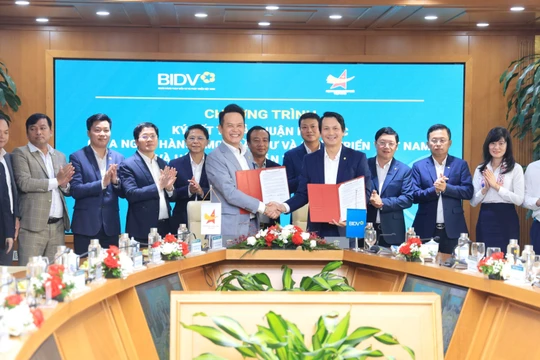 BIDV và Hội Doanh nhân trẻ Việt Nam ký kết thỏa thuận hợp tác