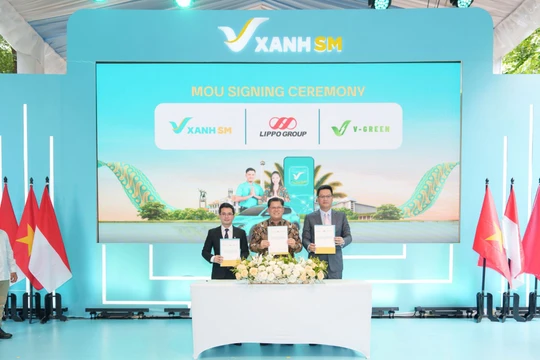V-GREEN và Xanh SM Indonesia công bố thỏa thuận với tập đoàn Lippo Karawaci