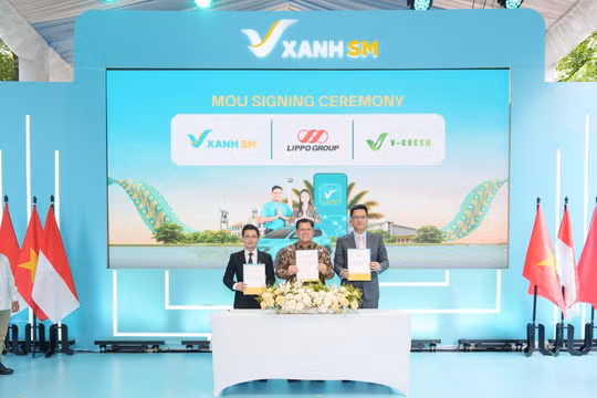 V-GREEN và Xanh SM Indonesia công bố thỏa thuận với tập đoàn Lippo Karawaci
