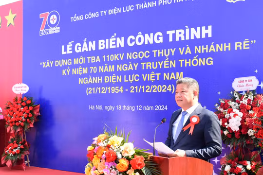 Điện lực TP Hà Nội khánh thành trạm biến áp 110kV Ngọc Thụy
