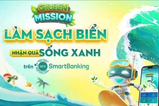 Làm sạch biển, nhận quà ''sống xanh'' 