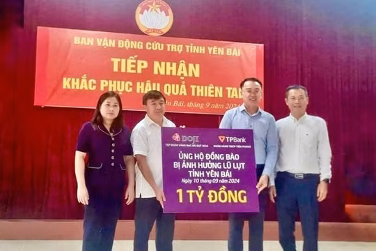 TPBank giảm mạnh lãi suất cho khách hàng bị ảnh hưởng bởi mưa lũ tại các tỉnh phía Bắc