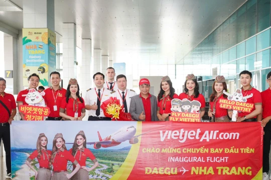 Vietjet khai trương đường bay Daegu – Nha Trang, nối gần hơn hai thiên đường du lịch Việt – Hàn