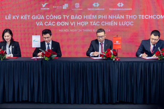 Techcombank góp vốn thành lập Công ty Cổ phần Bảo hiểm phi nhân thọ Techcom