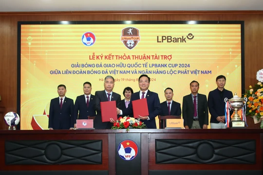 Ngân hàng Lộc Phát VN trở thành nhà tài trợ chính Giải bóng đá giao hữu quốc tế LPBank Cup 2024