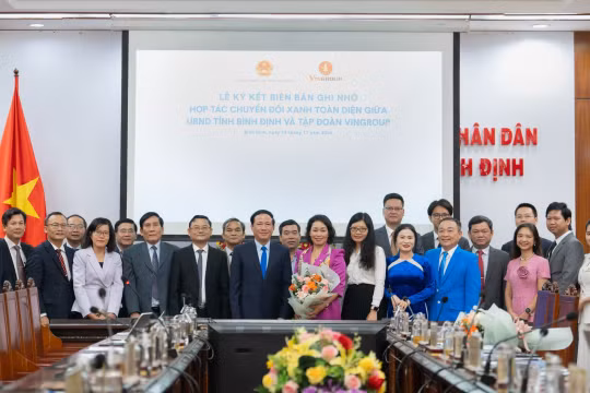 UBND tỉnh Bình Định và Tập đoàn Vingroup ký kết thỏa thuận hợp tác toàn diện về chuyển đổi xanh 