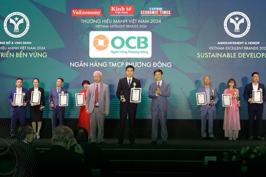 OCB liên tiếp nhiều năm liền đạt thương hiệu mạnh Việt Nam 2024