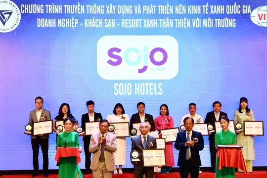SOJO Hotels nhận giải Khách sạn Xanh lần thứ 2 