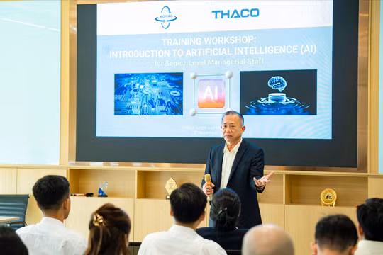 THACO tổ chức đào tạo về trí tuệ nhân tạo AI